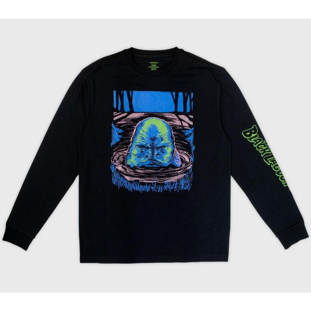 Universal Monsters Creature From the Black Lagoon 2XL Long Sleeve T-Shirt NWT